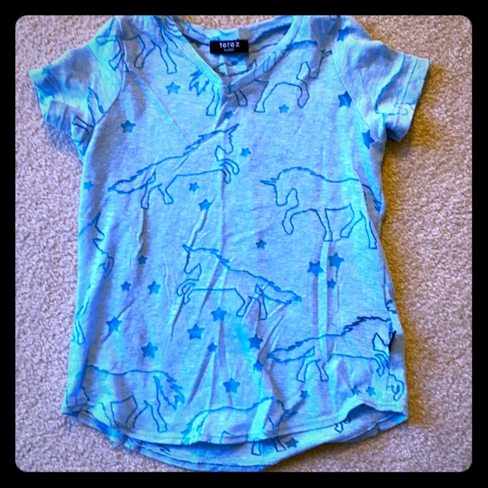 Terez girls t-shirt blue
